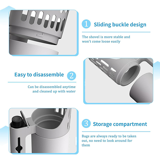 ScoopMate™ All-in-One Cat Litter Scoop with Detachable Waste Bin
