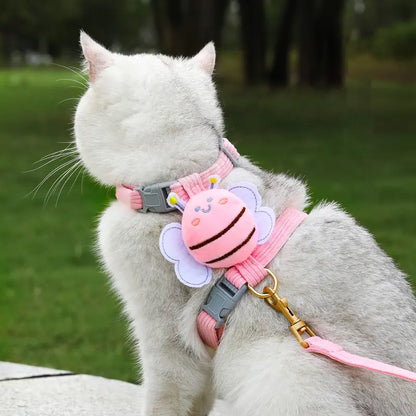 BuzzPaw™ Adjustable Pet Harness Set for Cats, Rabbits & Small Dogs
