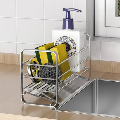 Stainless Steel Kitchen Rag Drain Rack – Rustproof, Durable & Easy to Clean