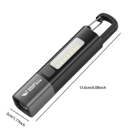 Zoomable Focus High-Lumen Flashlight: 3 Light Modes & Waterproof Design