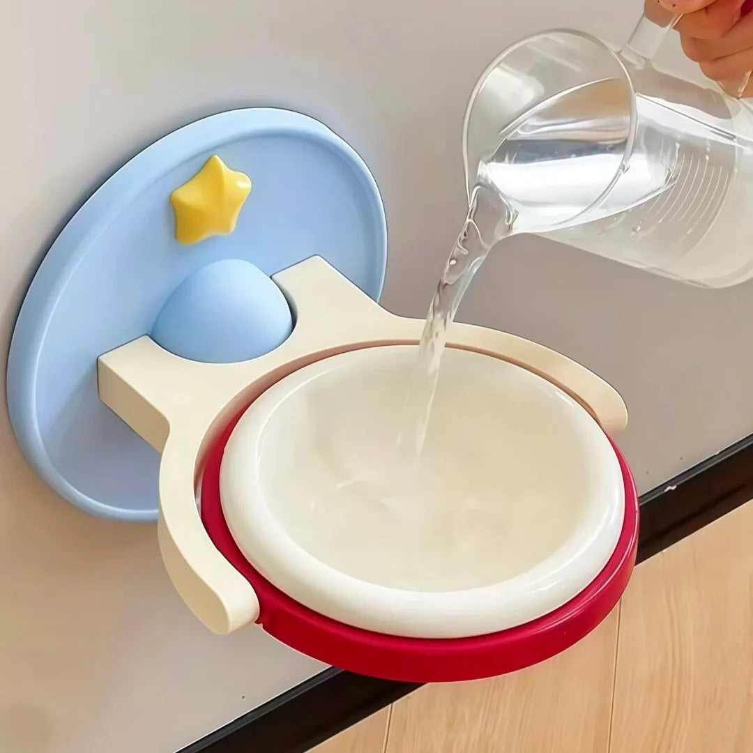 PawLift™ Wall-Mounted Pet Bowl for Cats & Small Dogs（🎁 Includes a Free No-Trace Adhesive Pad）