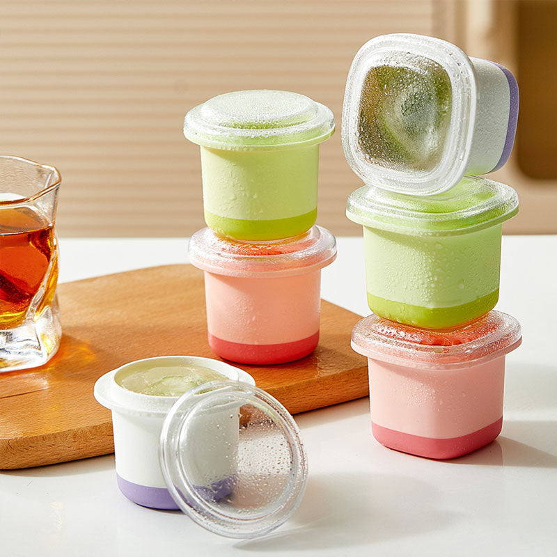 Food-Grade Large Ice Cube Box: Easy Release & Stackable Storage