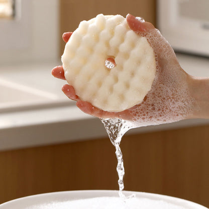 Honeycomb Suction Sponge Scrubber – Foam-Rich & Quick to Clean