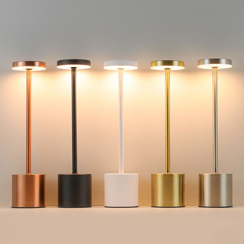 Tri-Color Dimmable Desktop Ambient Lamp: Touch Control Design, Eye-Friendly & Energy Saving