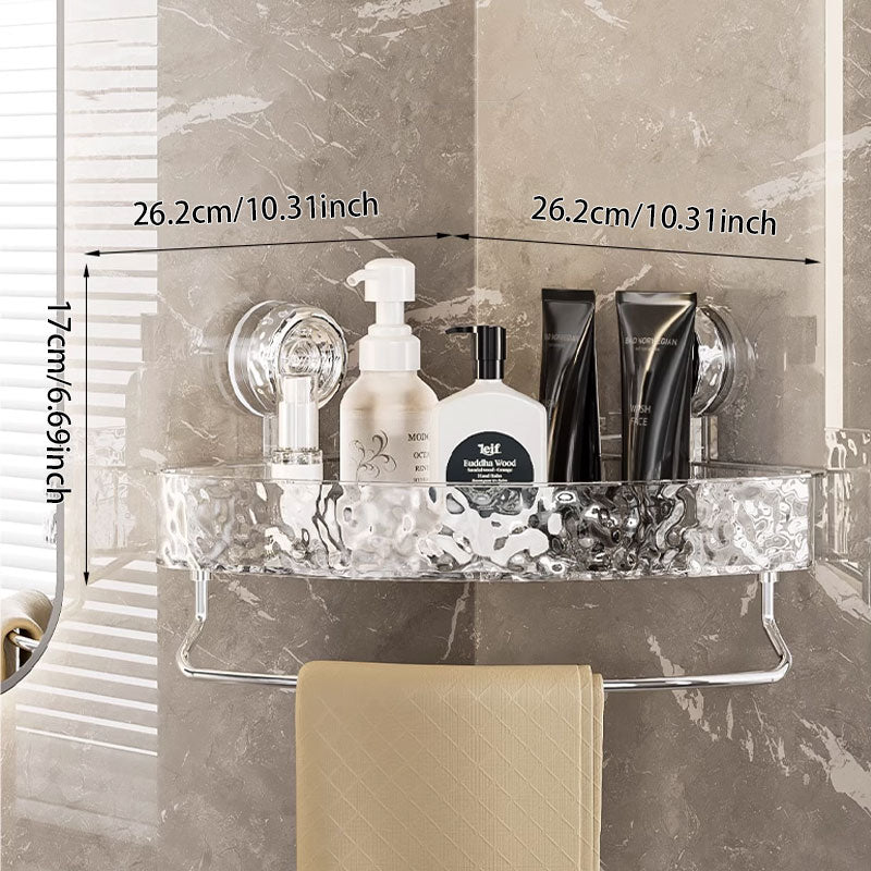No-Drill Wavy Shelf – Large Surface & Strong Load-Bearing