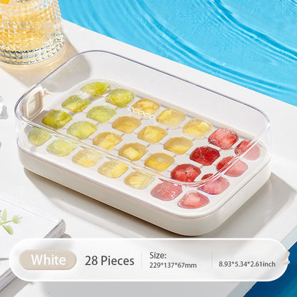 Large Capacity Press Ice Tray – Easy Release & Portion Control