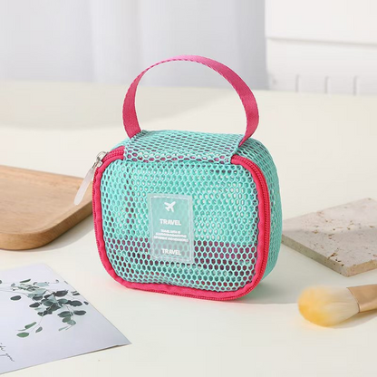 Large Mesh Makeup Bag – Lightweight &Big Capacity