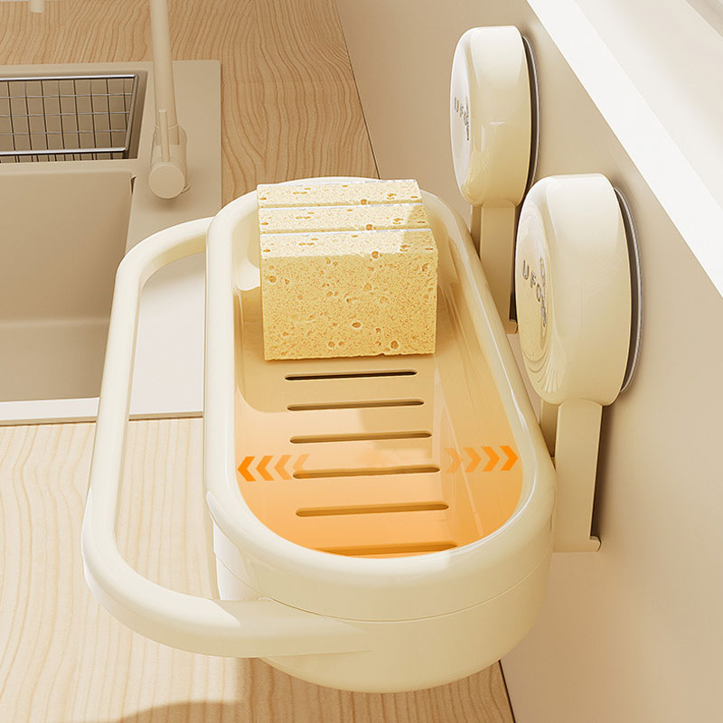 Kitchen Suction Storage Rack: No-Drill, Strong Load-Bearing & Easy to Clean