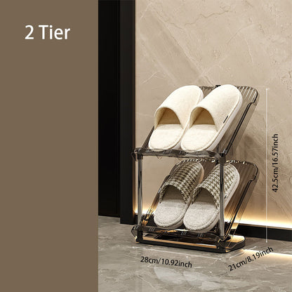 Acrylic Foldable Shoe Rack – Easy Installation & Space-Saving
