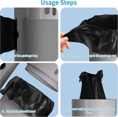 ScoopMate™ All-in-One Cat Litter Scoop with Detachable Waste Bin