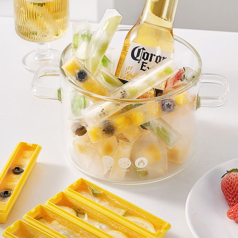 Strip Silicone Ice Mold: Fast Release, Space-Saving & Customizable