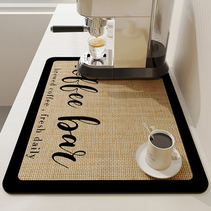 Coffee Machine Absorbent Mat – Anti-Slip & Protects Countertops