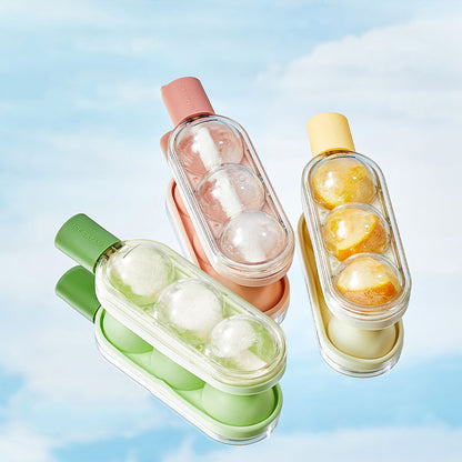 FrostyPop Reusable Straw Lollipop Ice Mold: Quick Release, Slow Melting & Easy to Clean