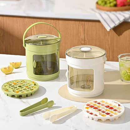 Press Ice Cube Tray – Large Capacity, Food-Grade Material