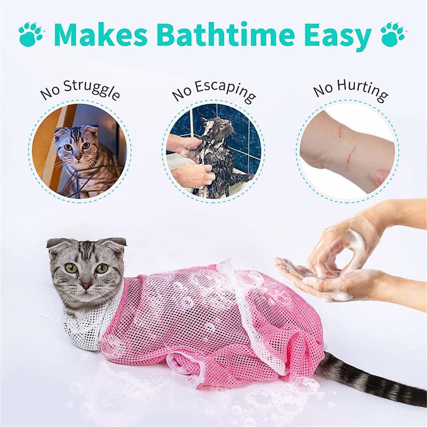 PetGuardian · Anti-Scratch Cat Grooming Bag