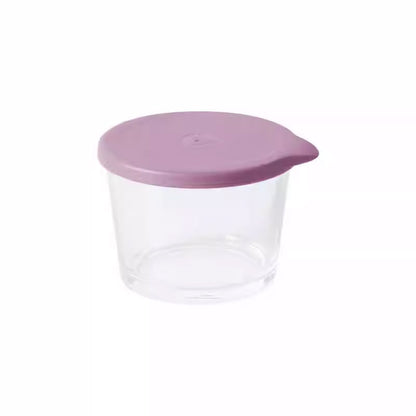 Easy-Open Lid Glass Storage Jar – Mini & Portable