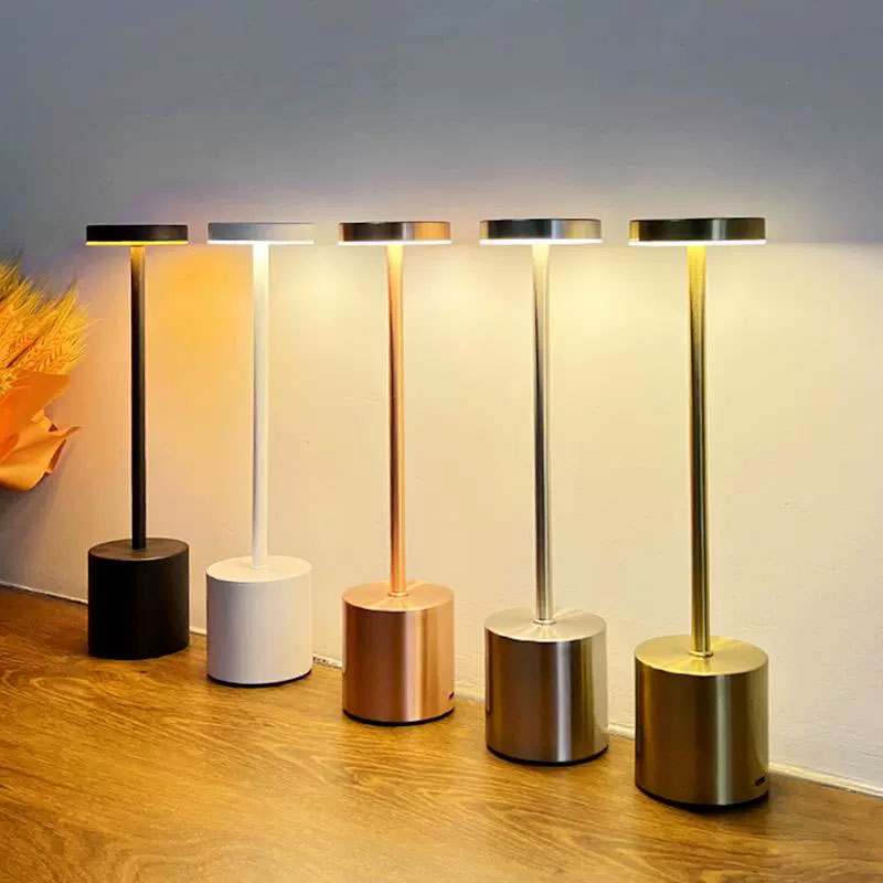 Tri-Color Dimmable Desktop Ambient Lamp: Touch Control Design, Eye-Friendly & Energy Saving