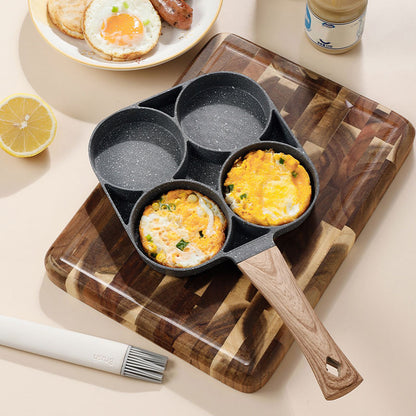 3-in-1 Nonstick Frying Pan: Ideal for Eggs, Bacon, and Burgers