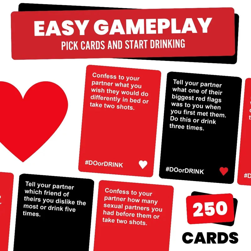 Do Or Drink Date Night Couples Card Game For Adults