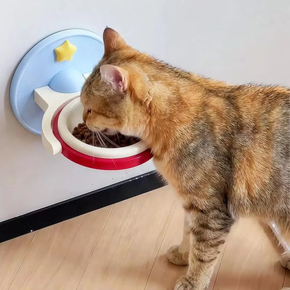 PawLift™ Wall-Mounted Pet Bowl for Cats & Small Dogs（🎁 Includes a Free No-Trace Adhesive Pad）