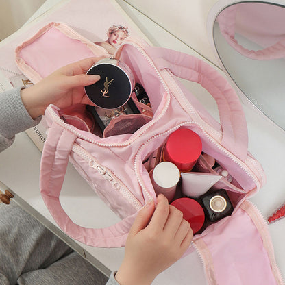 Travel Makeup Bag –  Dustproof & Water-Resistant with Multiple Compartments
