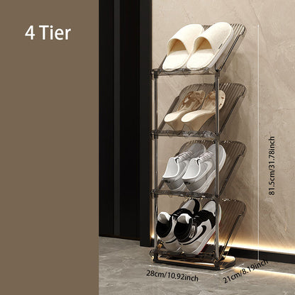 Acrylic Foldable Shoe Rack – Easy Installation & Space-Saving