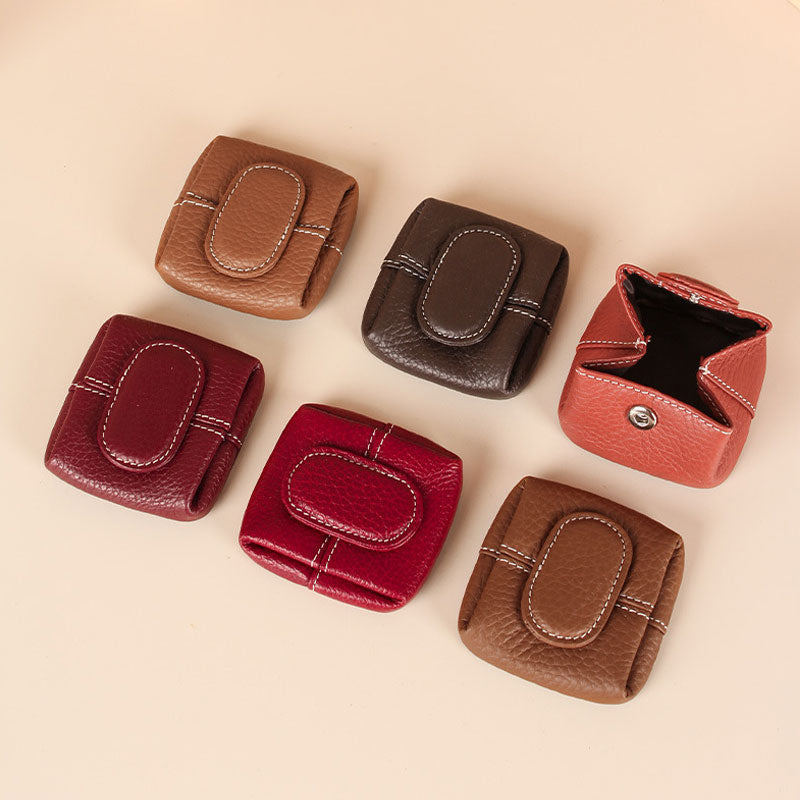 Premium Leather Mini Coin Wallet – Easy Access