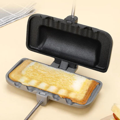 Sandwich Maker Pan: Non-Stick Double-Sided Toast Mold