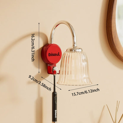 Magnetic Toothbrush and Cup Holder Rack: No-Drill, Multi-Functional Storage