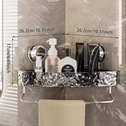 No-Drill Wavy Shelf – Large Surface & Strong Load-Bearing