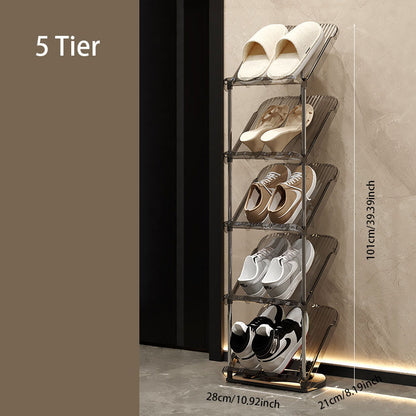 Acrylic Foldable Shoe Rack – Easy Installation & Space-Saving
