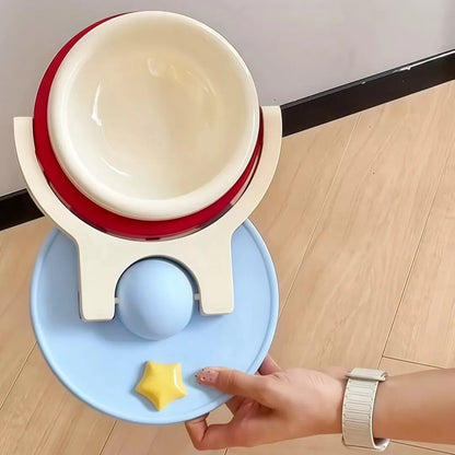 PawLift™ Wall-Mounted Pet Bowl for Cats & Small Dogs（🎁 Includes a Free No-Trace Adhesive Pad）