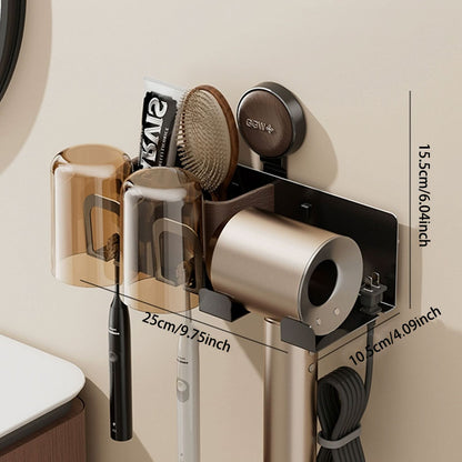Bathroom No-Drill Storage Holder – Waterproof, Rustproof & Sturdy