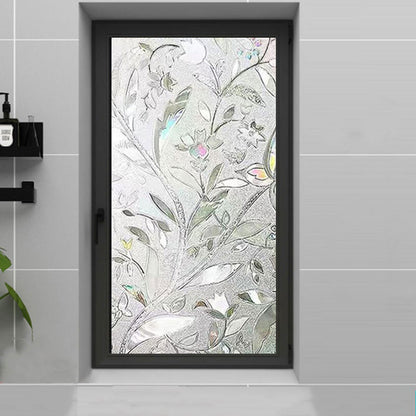 Frosted Privacy Window Film – Static Cling, Glue-Free & Cuttable Design