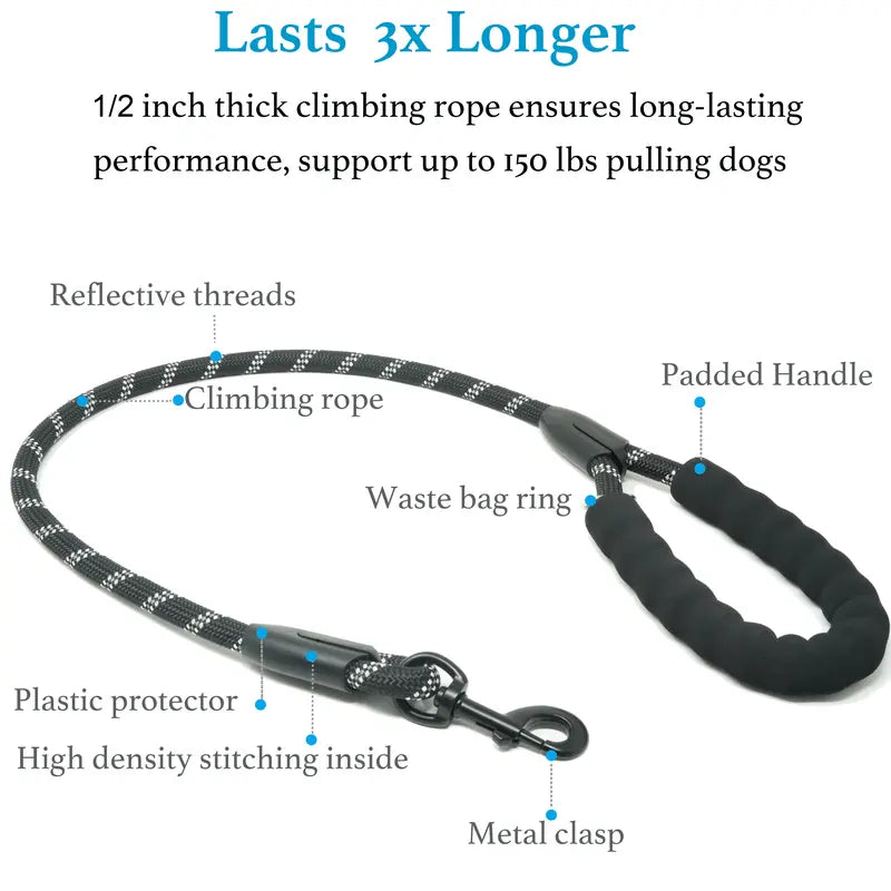 RoverPace · Dual-Dog Shock Absorbing Bungee Leash