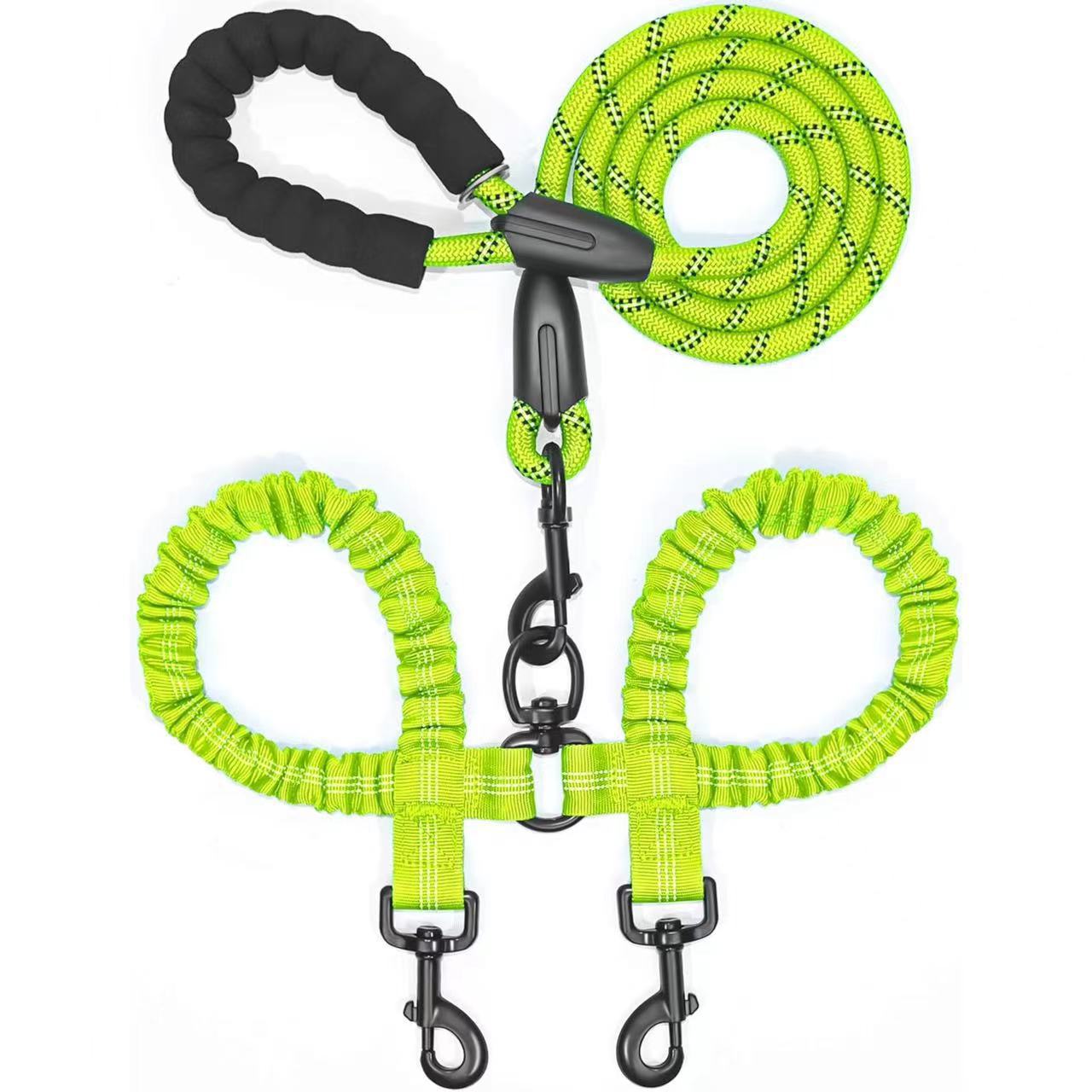 RoverPace · Dual-Dog Shock Absorbing Bungee Leash