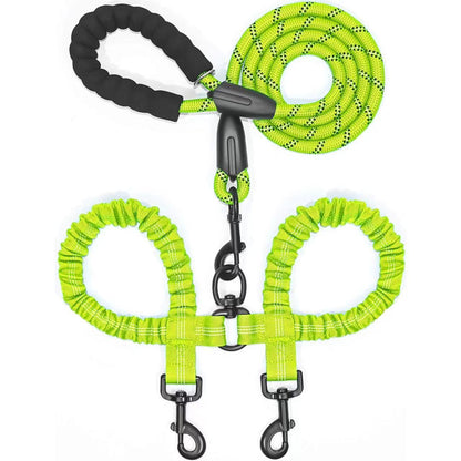 RoverPace · Dual-Dog Shock Absorbing Bungee Leash