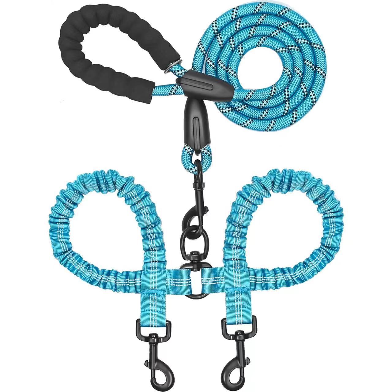 RoverPace · Dual-Dog Shock Absorbing Bungee Leash