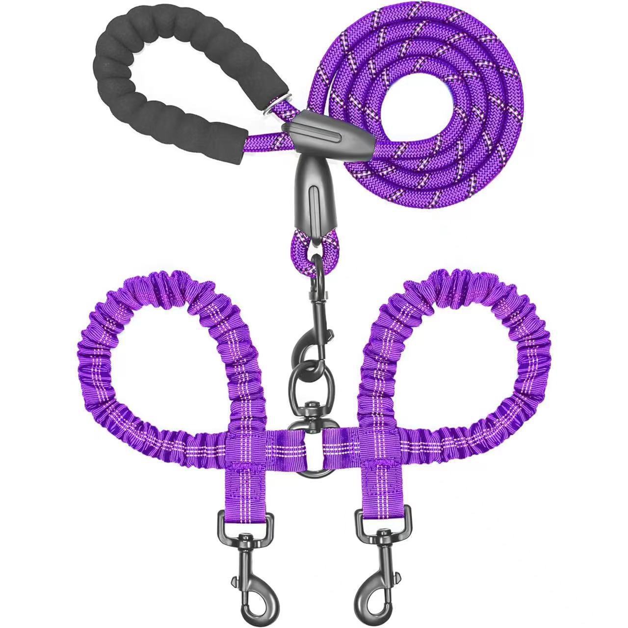 RoverPace · Dual-Dog Shock Absorbing Bungee Leash