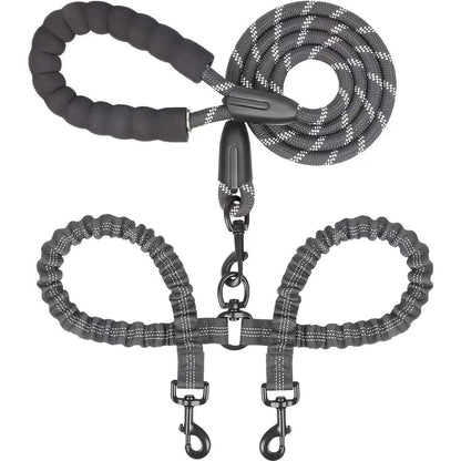 RoverPace · Dual-Dog Shock Absorbing Bungee Leash