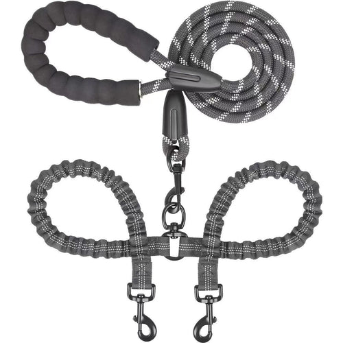 RoverPace · Dual-Dog Shock Absorbing Bungee Leash