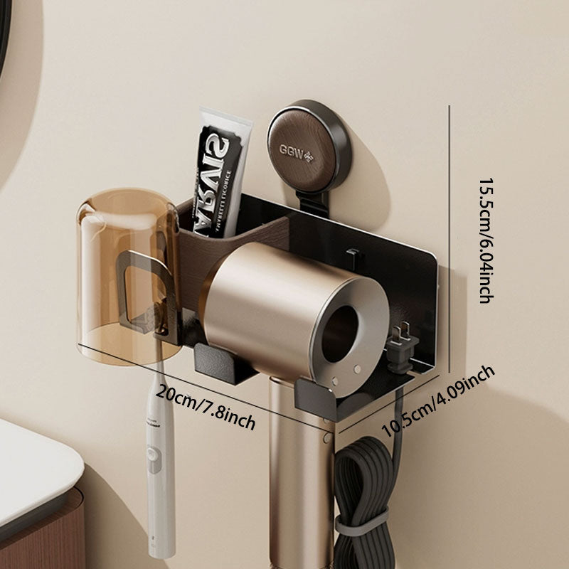 Bathroom No-Drill Storage Holder – Waterproof, Rustproof & Sturdy