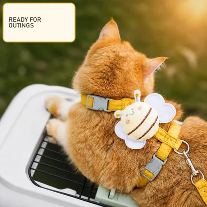 BuzzPaw™ Adjustable Pet Harness Set for Cats, Rabbits & Small Dogs