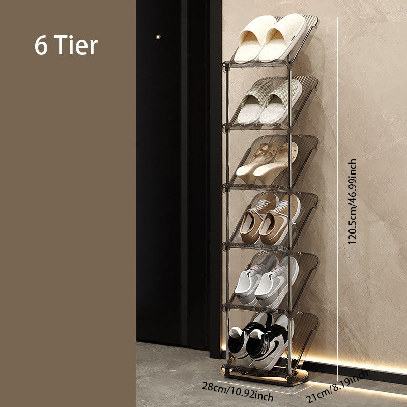 Acrylic Foldable Shoe Rack – Easy Installation & Space-Saving