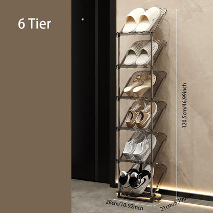 Acrylic Foldable Shoe Rack – Easy Installation & Space-Saving