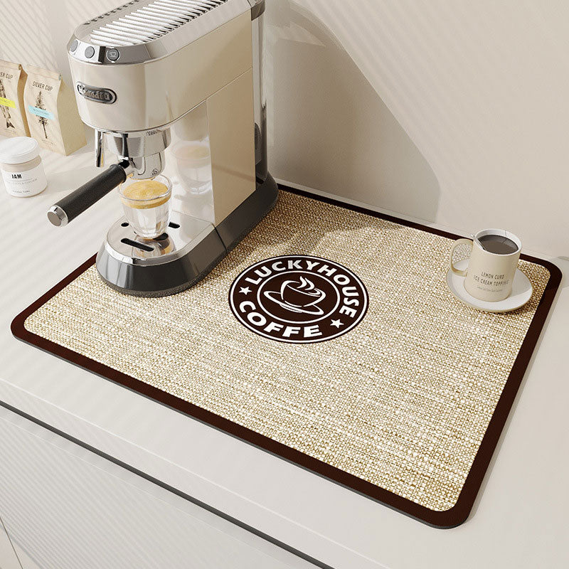 Coffee Machine Absorbent Mat – Anti-Slip & Protects Countertops