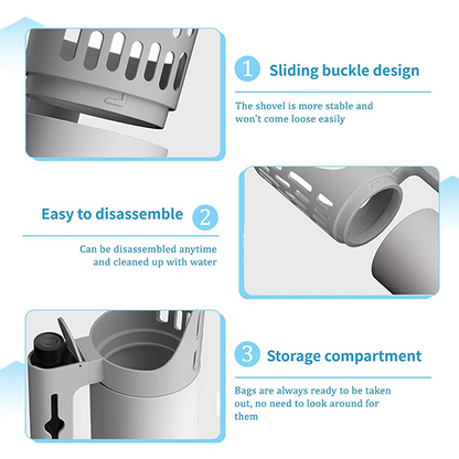 ScoopMate™ All-in-One Cat Litter Scoop with Detachable Waste Bin