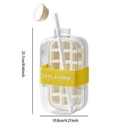 Kettle-Shaped Press Ice Tray – Easy Release & Large Capacity
