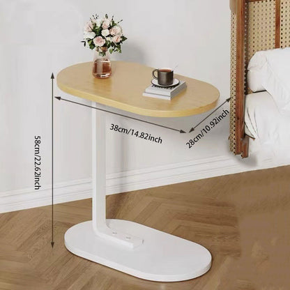 C-Shaped Minimalist Side Table – Compact & Space-Saving