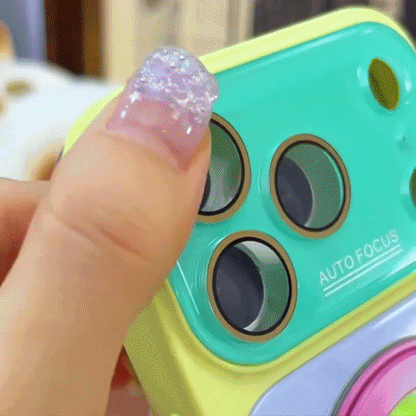 Dopamine Colorblock 360° Rotating Kickstand Magnetic Case for iPhone